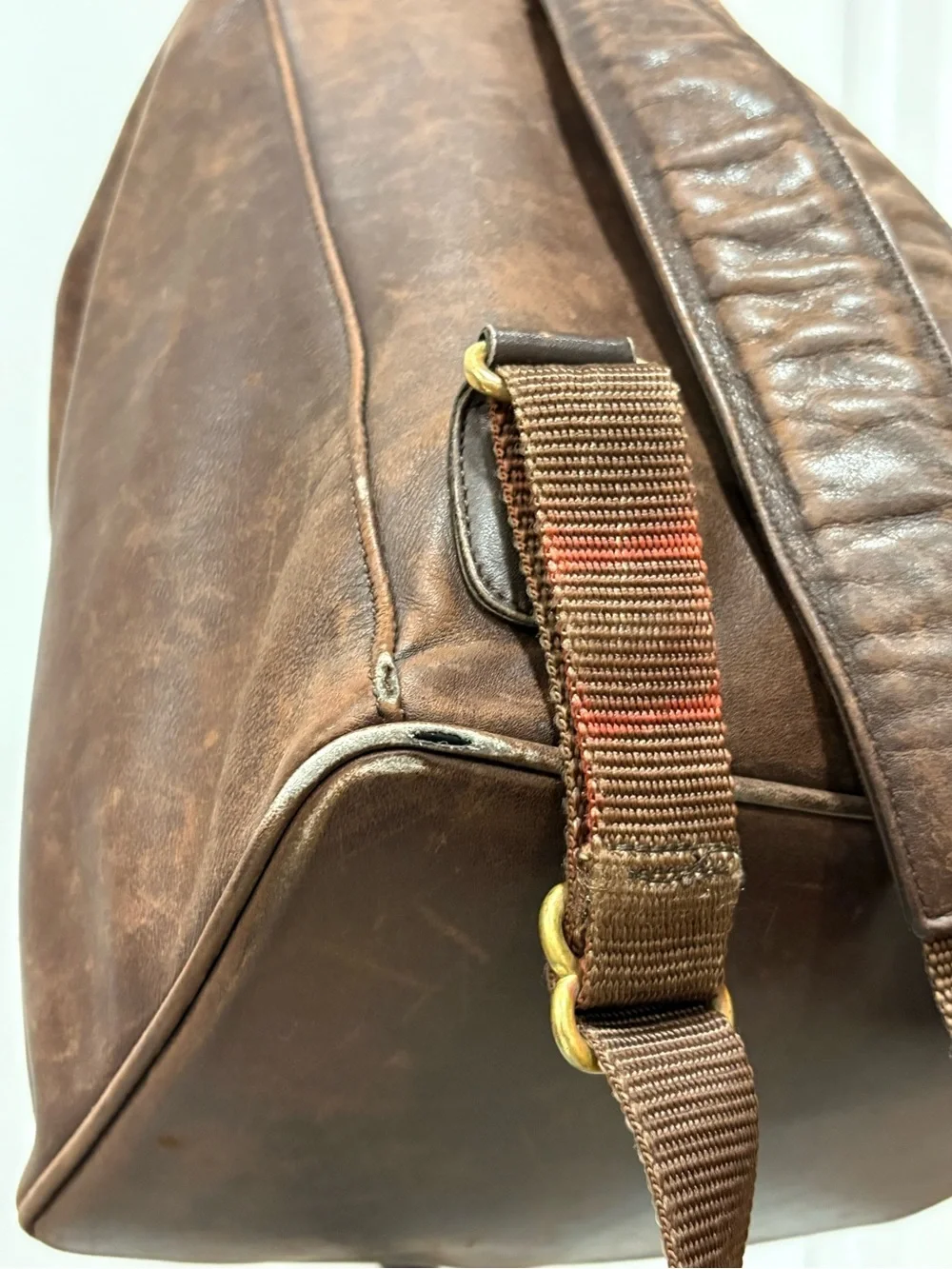 Beautiful Vintage Coach All Leather Rich Tan Backpack 0529